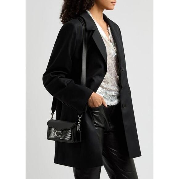 COACH
Women's Black Tabby 20 Crystal-Embellished Leather Cross-Body - Picture 6 of 7